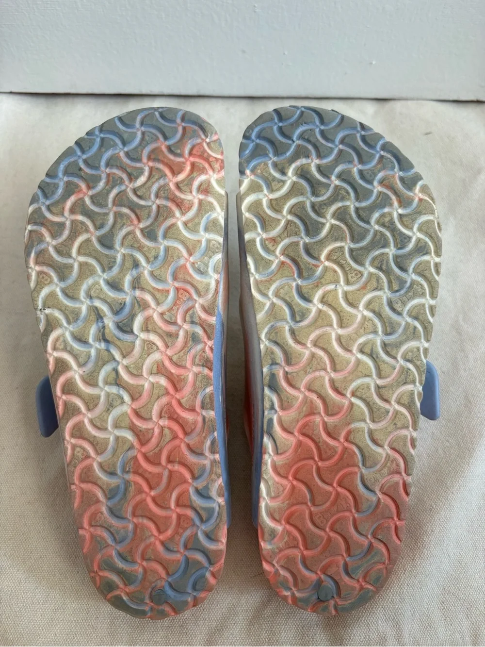 Birkenstock Arizona EVA Unisex Kids Marbled Buckle Slide Sandals Foam US 1.5